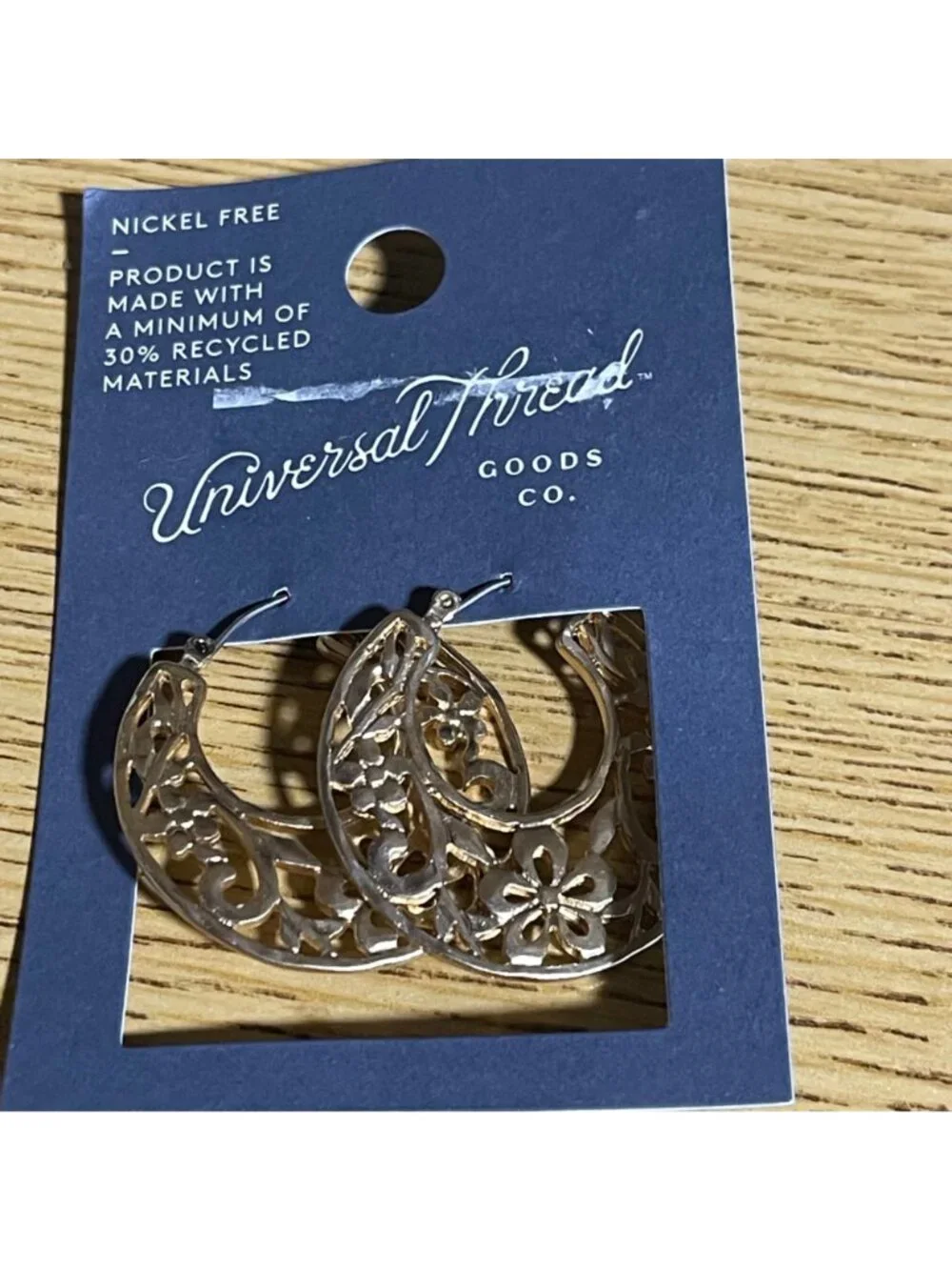 Universal Thread & Sugarfix Jewelry Set - Hoops Earrings Layered Necklace